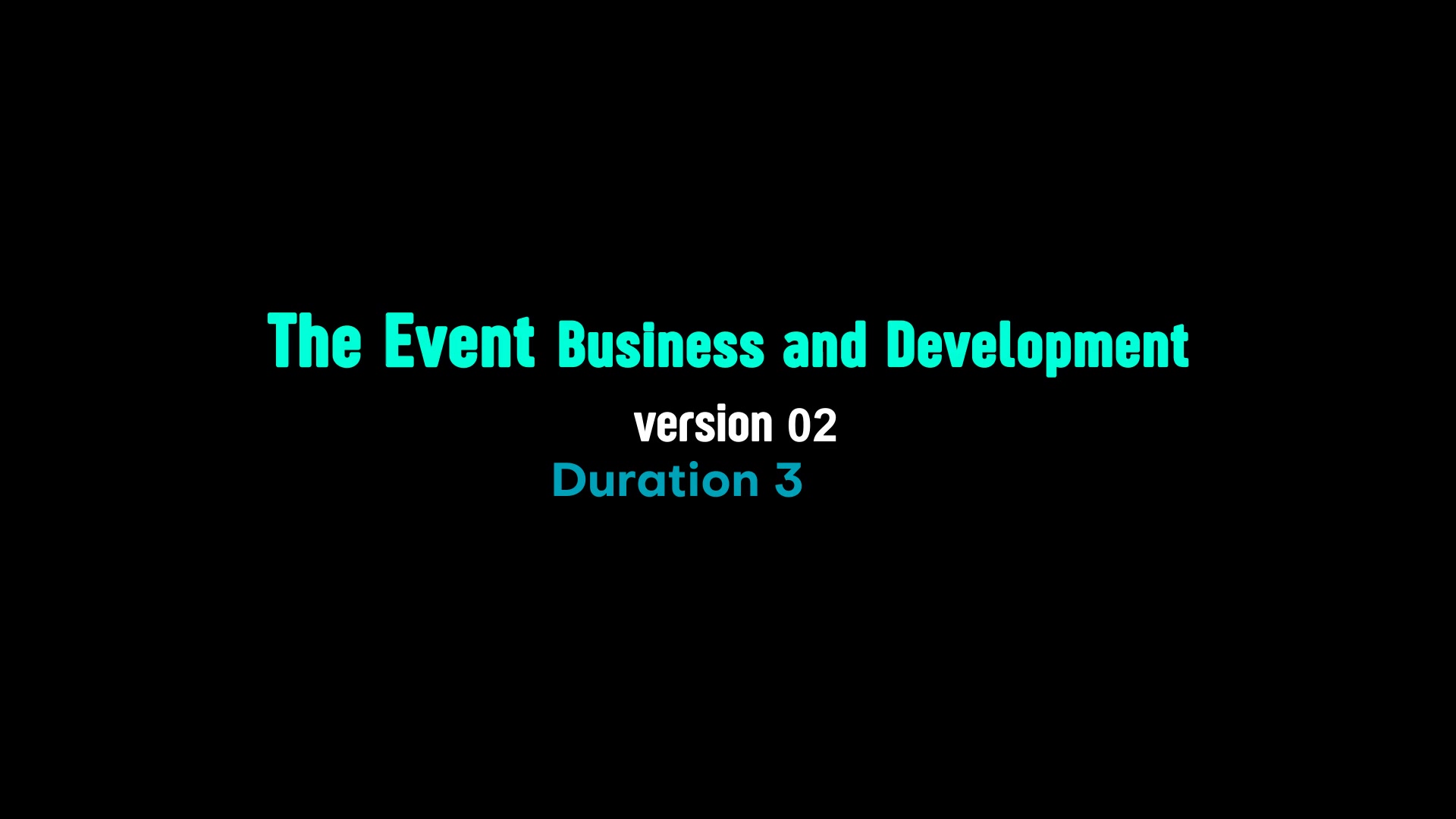 The Event Business and Development Videohive 27765371 After Effects Image 7