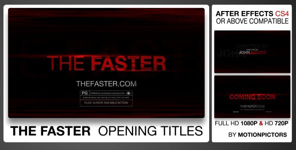 The Faster - Download Videohive 2498820