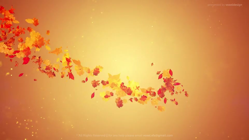 The First Day of Fall Logo Opener Videohive 33961981 After Effects Image 2