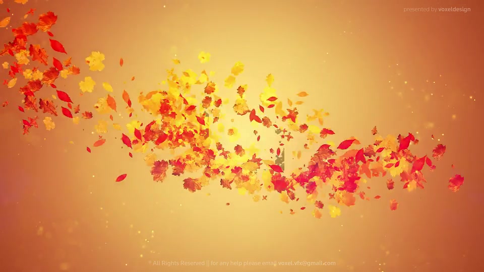 The First Day of Fall Logo Opener Videohive 33961981 After Effects Image 3