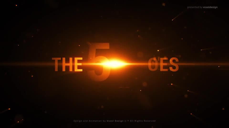 The Five Heroes Cinematic Title Videohive 24964321 After Effects Image 1