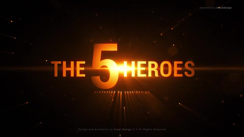 The Five Heroes Cinematic Title Videohive 24964321 After Effects Image 2