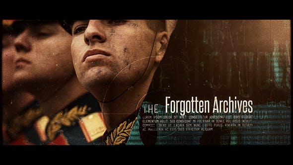 The Forgotten Archives - Download Videohive 15812699
