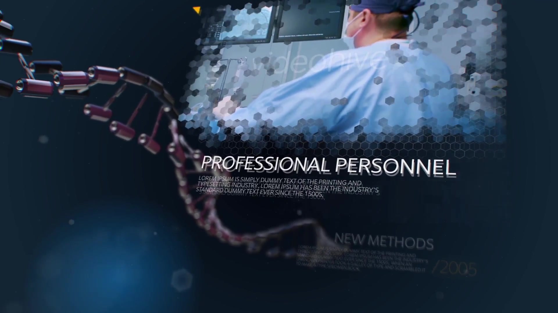 The Future Medicine Corporate/ Medical Presentation/ Healthcare Promo/ Digital DNA and Molecules Videohive 15305890 After Effects Image 8