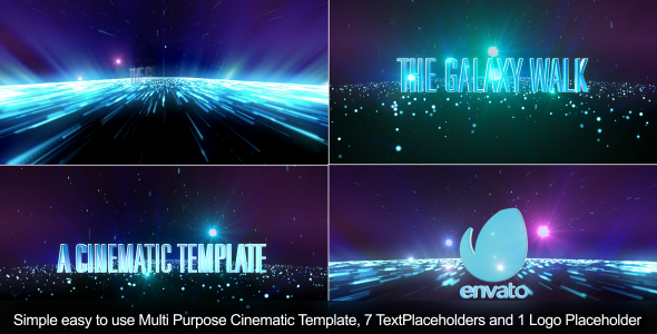 The Galaxy Walk Cinematic Template Apple Motion - Download Videohive 20727034