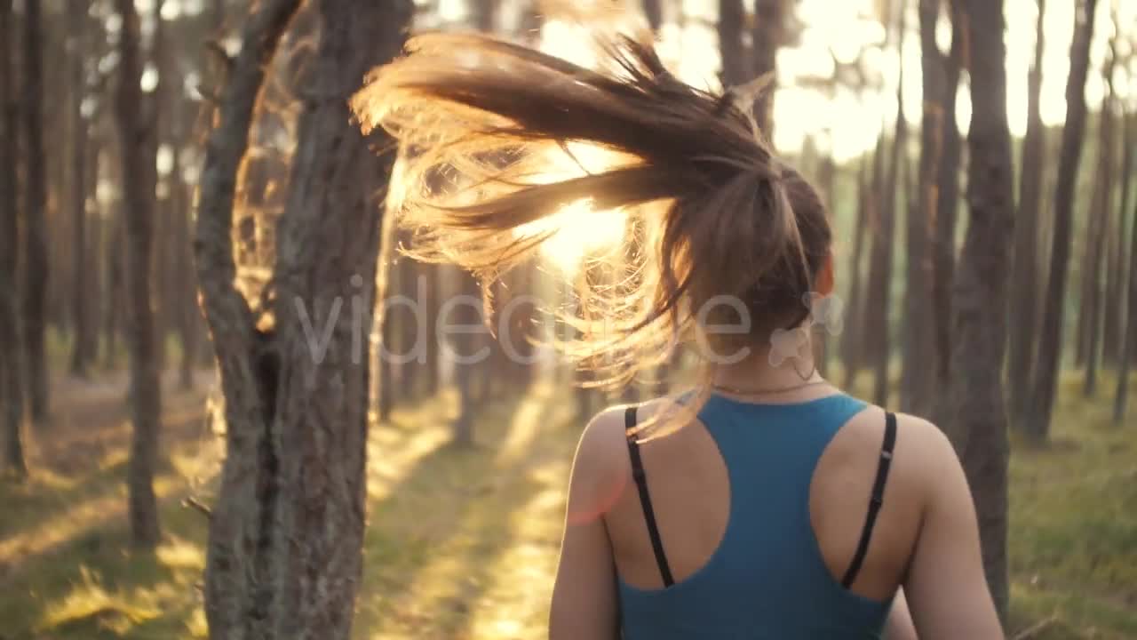 The Girl Runs  Videohive 17137184 Stock Footage Image 1