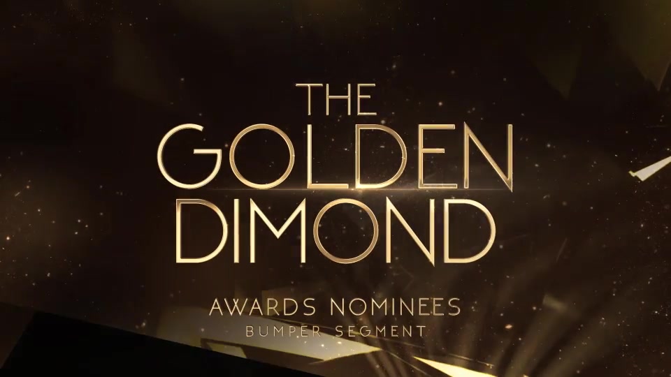 The Golden Diamond Awards Package Videohive 20317127 After Effects Image 10