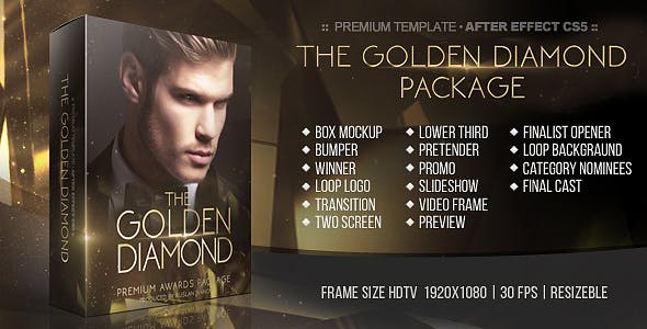 The Golden Diamond Awards Package - Videohive 20317127 Download