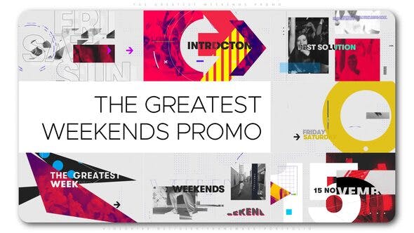 The Greatest Weekends Promo - Download 24994934 Videohive