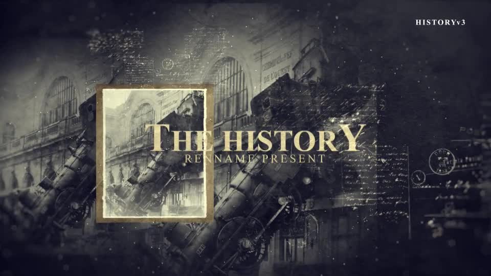 The History Videohive 21848970 After Effects Image 1