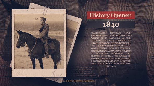 The History - 36280611 Download Videohive