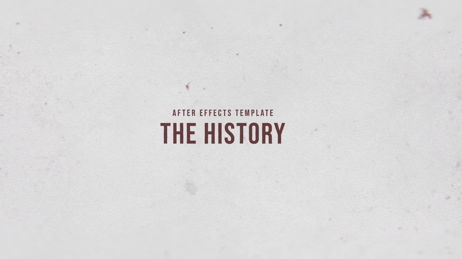 The History 4K Videohive 38029511 After Effects Image 1