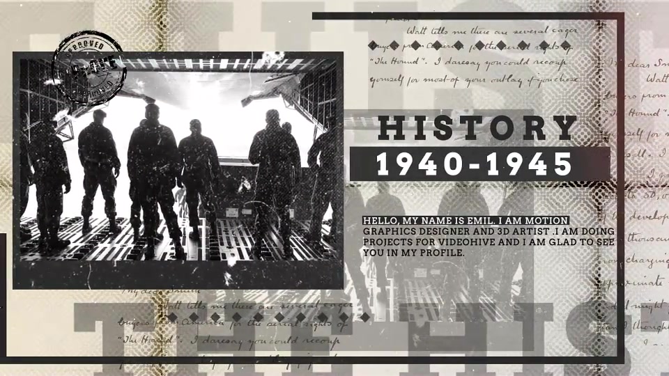 The History Videohive 19411386 After Effects Image 4