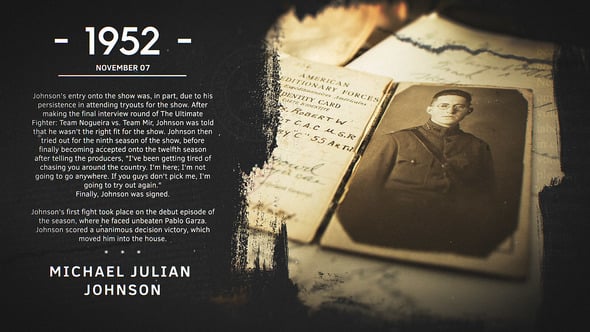 The History - Download 22525532 Videohive