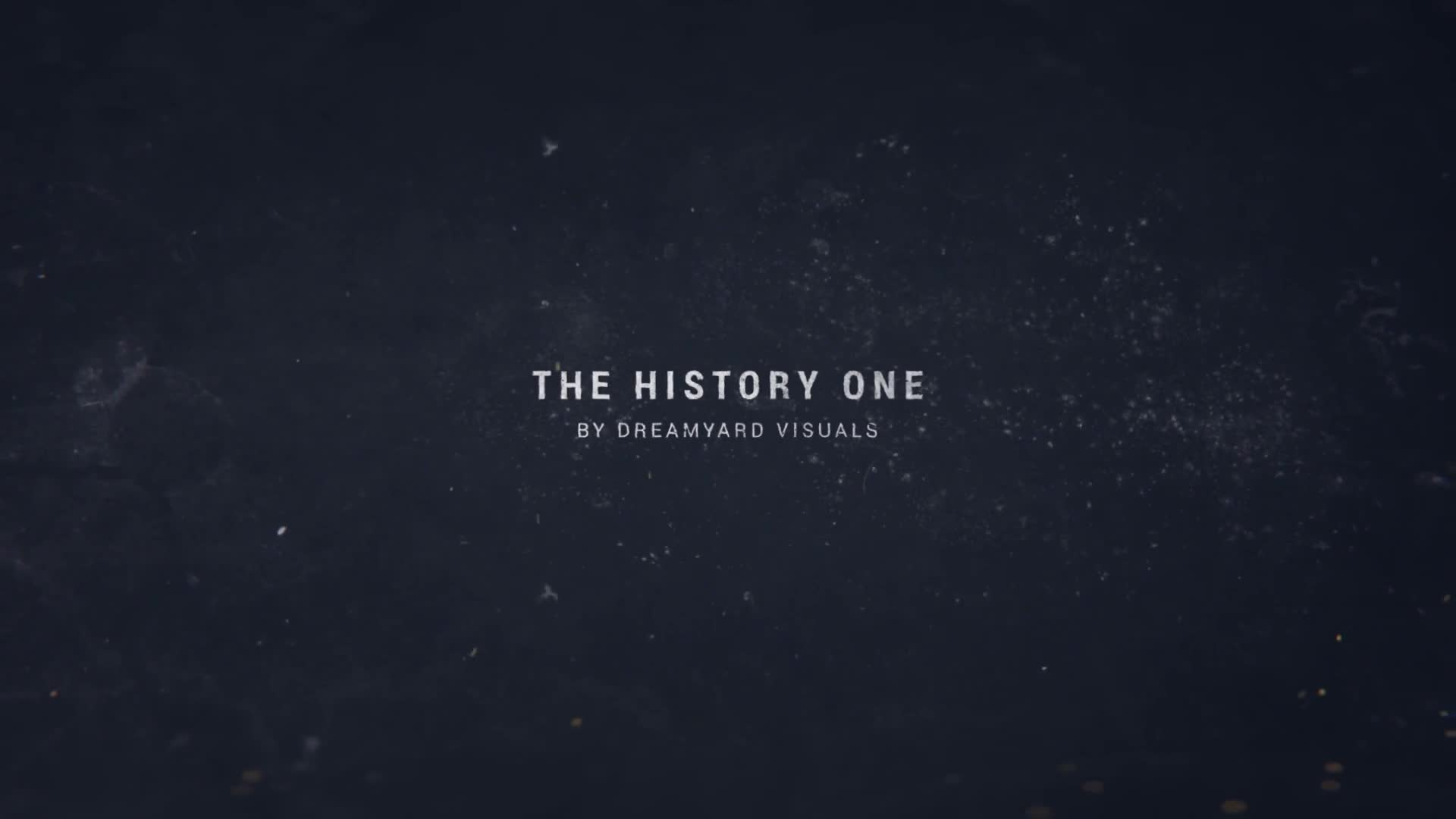 The History One - Download Videohive 22642458