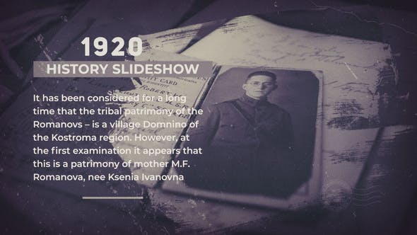 The History Slideshow - Download Videohive 28968446
