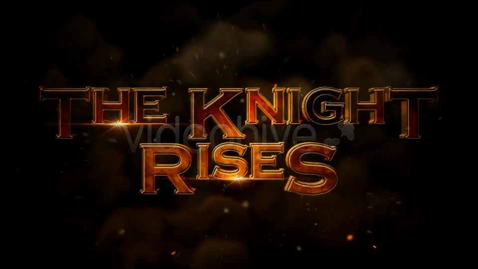 The Knight Rises Cinematic Trailer - Download Videohive 3345066