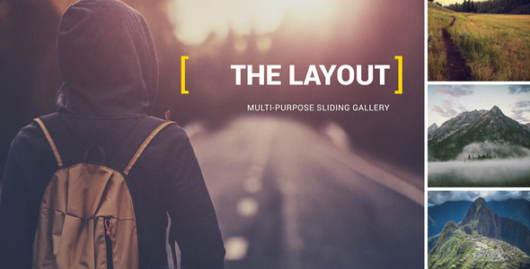The Layout Multi Purpose Sliding Gallery | 2.5k - Download Videohive 13440142