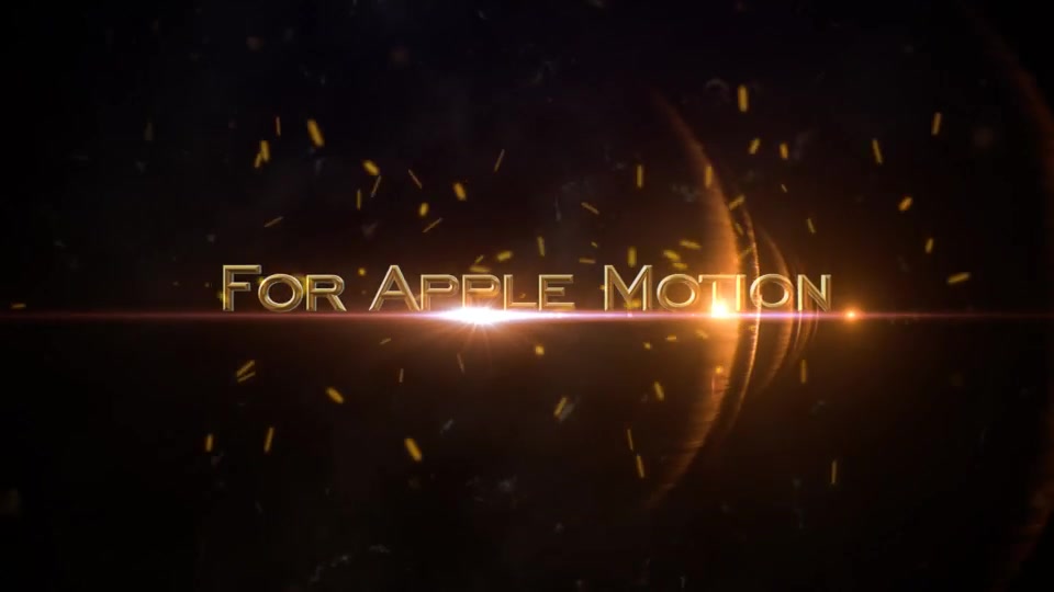 The Legend Cinematic Apple Motion - Download Videohive 20607322