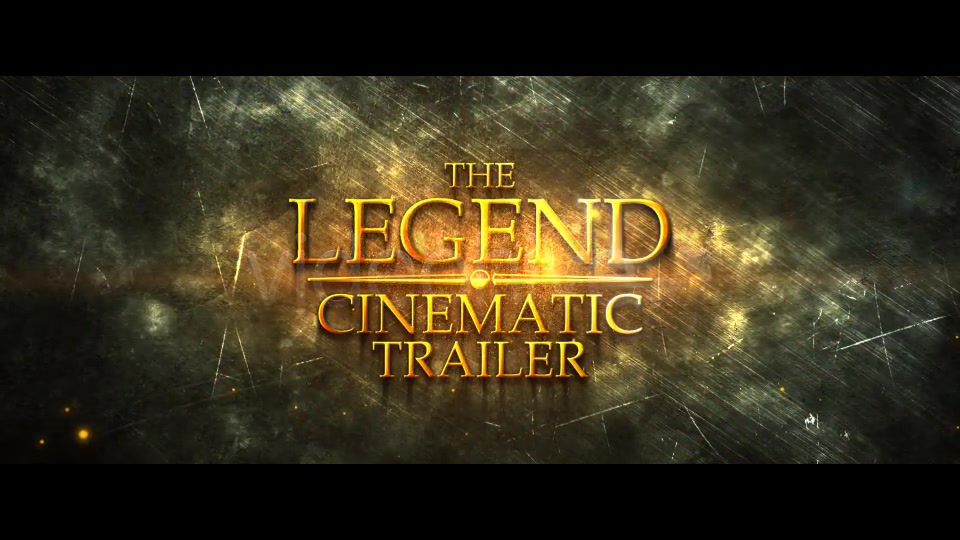 The Legend Cinematic Trailer - Download Videohive 3894607