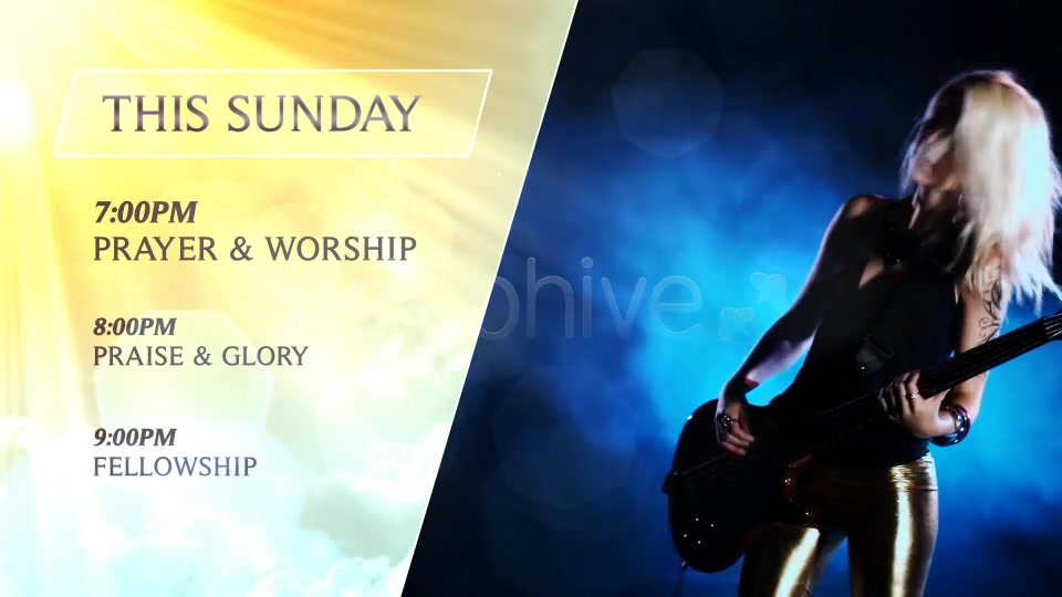 The Light Worship Broadcast Package - Download Videohive 5530951