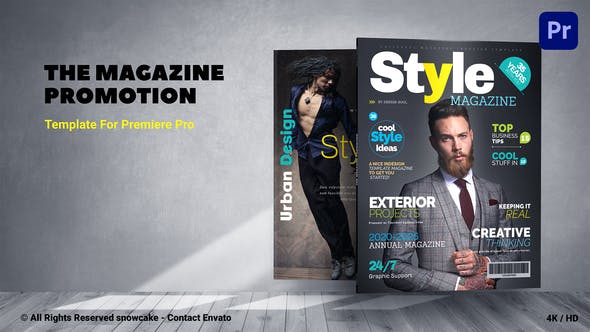 The Magazine Promotion For Premiere Pro - Download Videohive 33696302