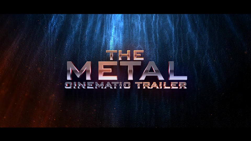 The Metal Cinematic Trailer Videohive 18541886 After Effects Image 8