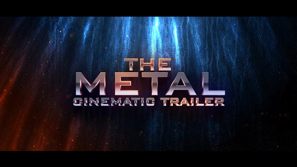 The Metal Cinematic Trailer Videohive 18541886 After Effects Image 9