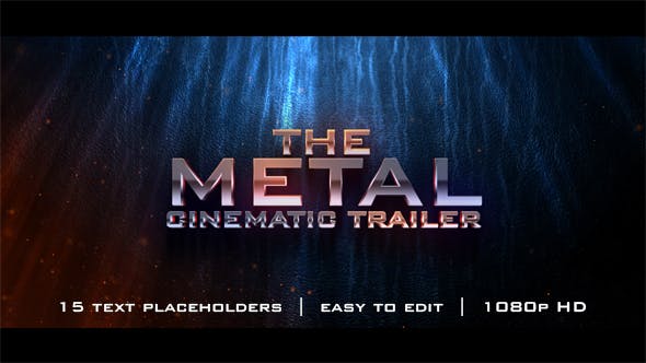 The Metal Cinematic Trailer - 18541886 Videohive Download