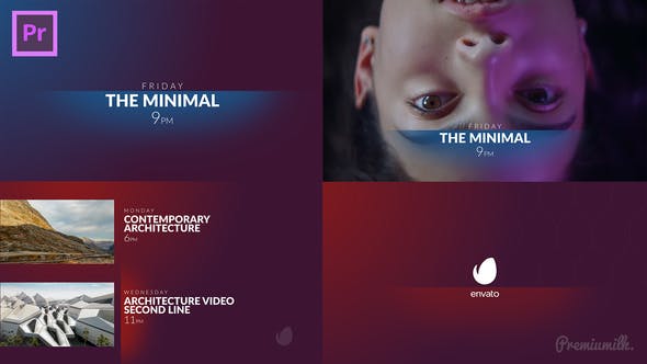 The Minimal Broadcast Package Essential Graphics | Mogrt - Download 22810266 Videohive