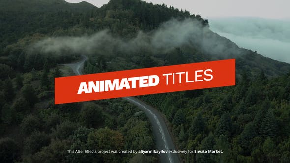The Minimalist Title Animations - 32827880 Videohive Download