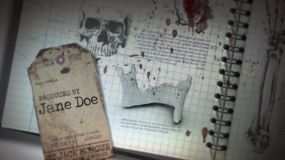 The Morgue Notes Opener Videohive 23480457 After Effects Image 4