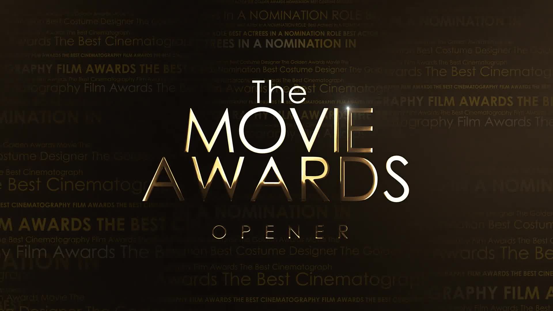 The Movie Awards Opener Videohive 28382368 After Effects Image 10