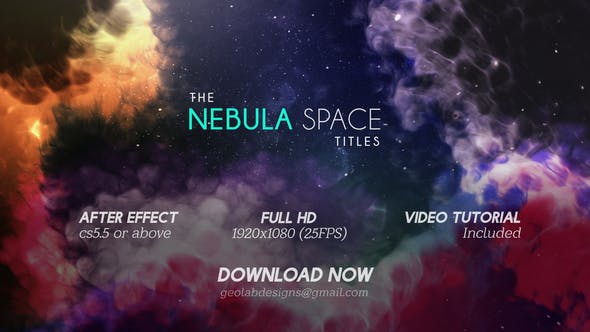 The Nebula Space Titles l The Galaxy Titles - 24215337 Download Videohive
