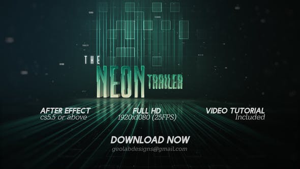 The Neon Trailer - Download 23238335 Videohive