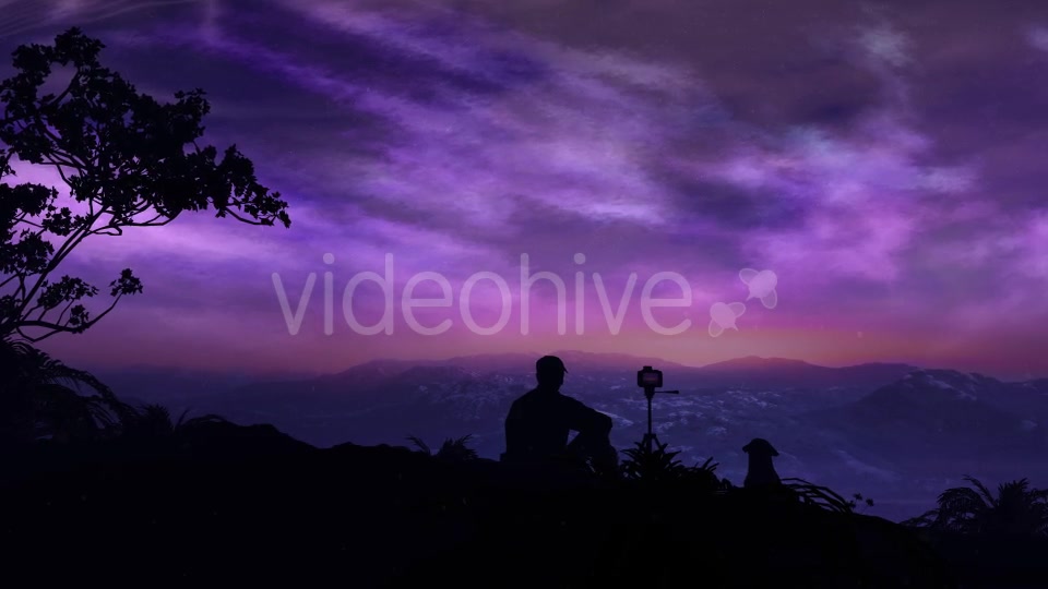 The Photographer Shoots A Magical Sunrise In The Mountains - Download Videohive 20546283