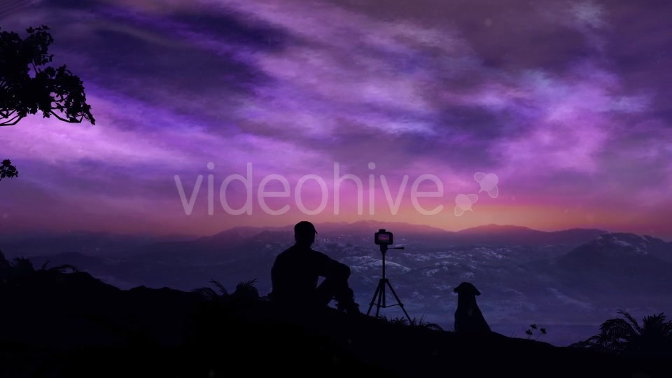 The Photographer Shoots A Magical Sunrise In The Mountains - Download Videohive 20546283