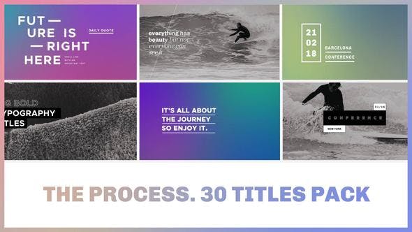 The Process / Titles Pack - Videohive 21931692 Download