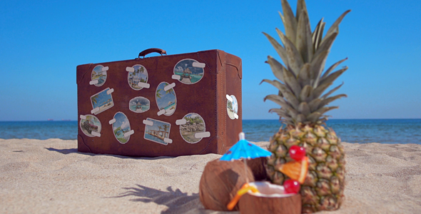 The Retro Suitcase Holiday & Travel Promotion - Download Videohive 19695235