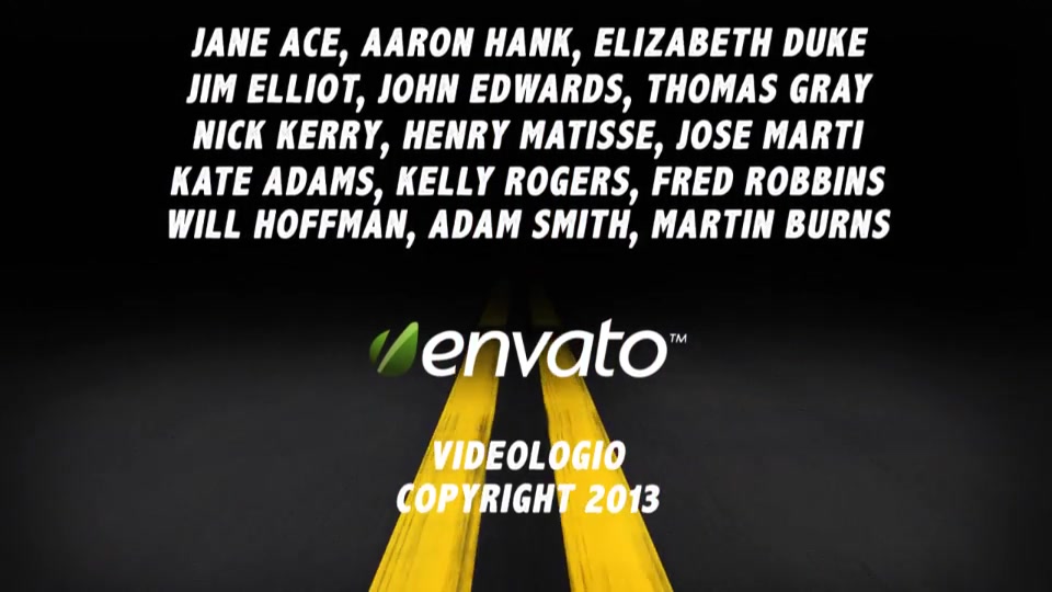 The Road Credits Videohive 6206962 After Effects Image 12