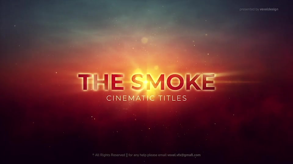 The Smoke Cinematic Titles Videohive 35441168 After Effects Image 2
