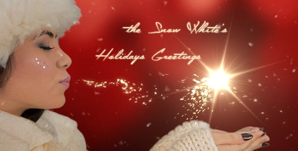 The Snow Whites Holidays Greetings - Videohive Download 13993628