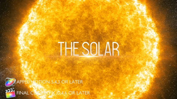 The Solar Cinematic Trailer Apple Motion - Videohive Download 28113516