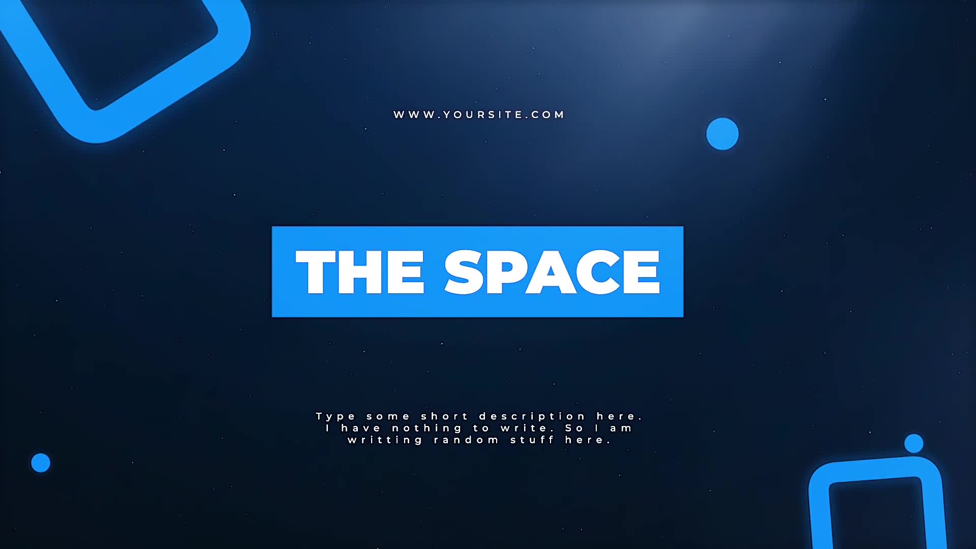 The Space Videohive 27190213 Apple Motion Image 1