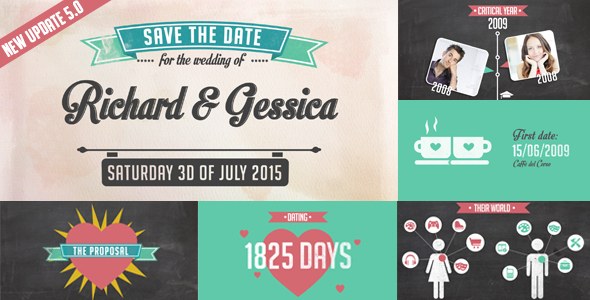 The Story of Us Wedding Invitation - Download Videohive 7203302