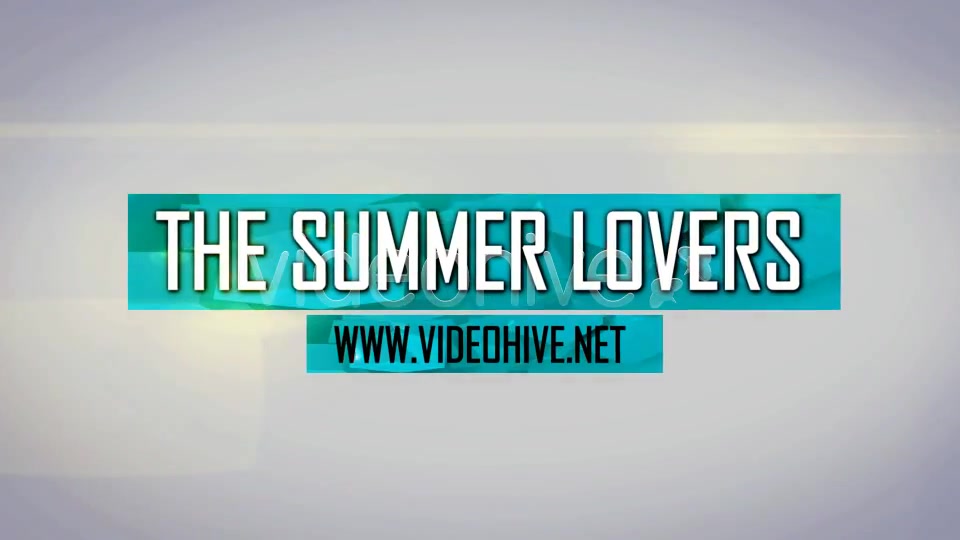 The Summer Lovers Videohive 2427393 After Effects Image 13