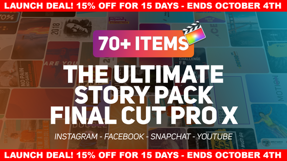 The Ultimate Story Pack Final Cut Pro X & Apple Motion - Download Videohive 22610937