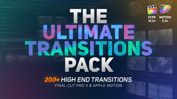 The Ultimate Transitions Pack Final Cut Pro X & Apple Motion - Videohive 26158295 Download