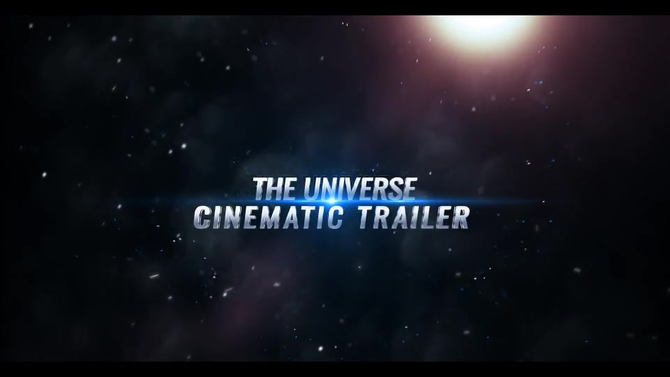 The Universe Cinematic Trailer Videohive 19260945 After Effects Image 5