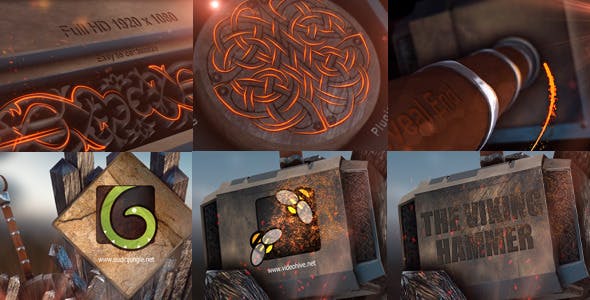 The Viking Hammer Logo Reveal - 11427993 Videohive Download